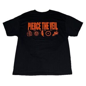 Pierce the Veil T Shirt Size XL Black I Can't Hear You Tour NEW *spot